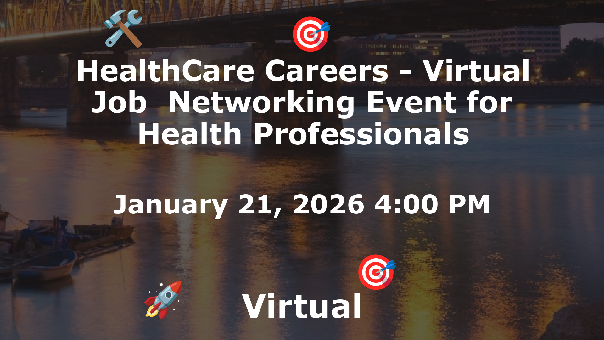 HealthCare Careers - Virtual Job  Networking Event for Health Professionals event image